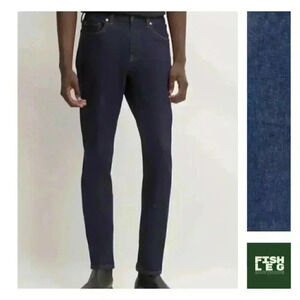 Everlane | 4-Way Stretch Uniform Slim Fit Jean - Deep Indigo / Sz 31x32